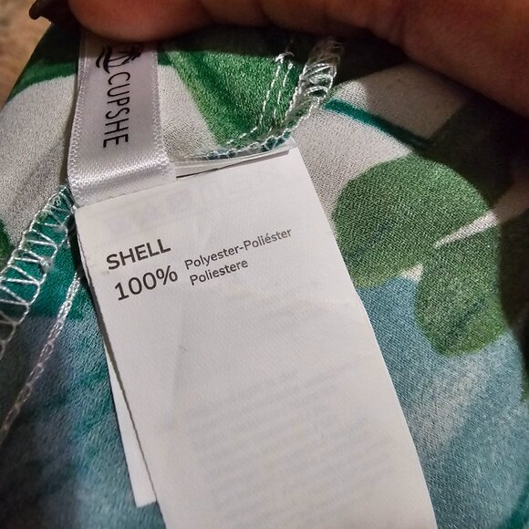 CUPSHE Women's Leafy Cutout Maxi Sleeveless Dress - Picture 10 of 13